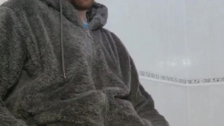 Masturbating in the bathroom