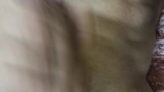 Feeling horny in friends patio Masturbating outdoors til I cum 😏💦 Solo Male POV