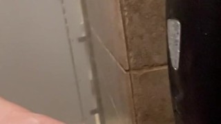 Gym employee almost caught me masturbating