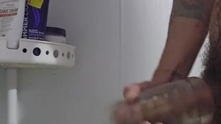 Savage shower with fleshlight