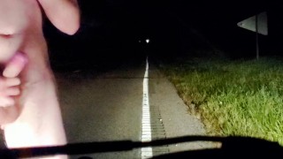 Almost caught!!! Cum in Public While I DoorDash