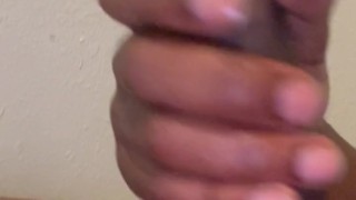 Stroking My Chocolate Dick