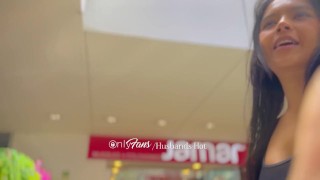 Sex in the public bathroom of the mall with my gym partner