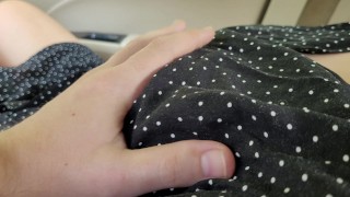 Gorgeous Stepsister in Black is Teasing Me with Her Hot Beautiful Tits