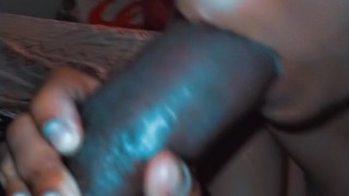 Swallow the hube bbc first time cum shot