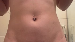 Brazilian dancing funk and fucking her own pussy until she cums