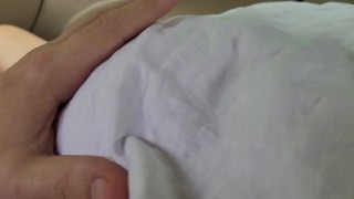 Teasing and Playing with Big Tits Babe in the Car