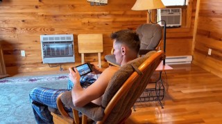 Camping with step son and helping him relax