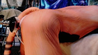 Lion Being Tamed with Multiple Anal Squirting Orgasms!!!