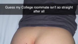 Fucked my College Roommate Caught on Snapchat