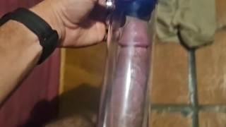 Size matters cock pump first use