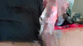  Big Dick Daddy fills your tight Ass and Pussy. Cumshot, sex toy, stroker, dirty talk 