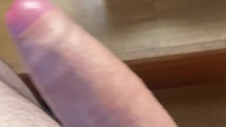 Risky big cock masturbation in public church part 1