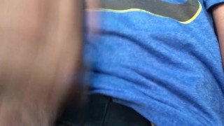 POV Fast Cum Shot 💦 Close Up Big Bust Male Squirt 💦🤤