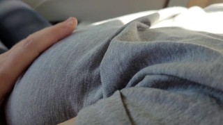 Teasing Stranger to Touch My Big Boobs in His Car