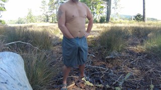 Short play outside in public