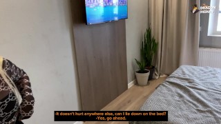 My horny neighbor asked for my dick to fuck her juicy pussy