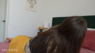 My girlfriend's hot tatted sister begs for a creampie - Awlivv