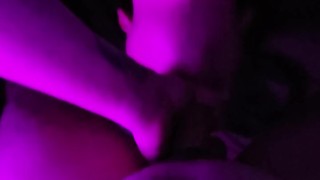 Love watching my cock slide deep in her throat!