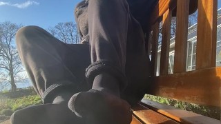 Outdoor foot show with Aidan Maxwell