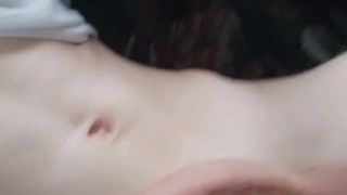 Morning boner, boy jerks off and cums