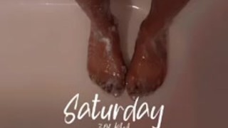 Soapy Silver Toes 🤤