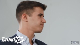 TWINKPOP - Paul Wagner Tries To Be Really Calm As He Fucks Maverick Sun While Talking To The Client