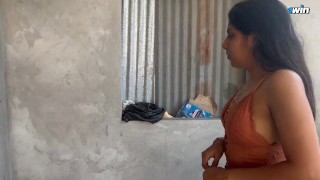 Stepdaughter has sex with the perverted bricklayer, he left my pussy full of milk, real homemade