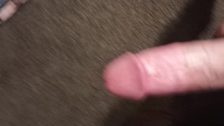 Hot stud cums on his face cum covered sexiness