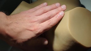 Solo horny man playing with new toy pussy FULL ON FAP2DAY