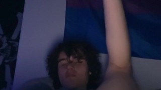Twink playing with dildo
