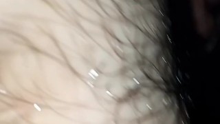 Hot chubby hairy bear after shoer naked