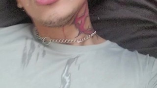 Loving all that cum on my face 🧑💦🍆