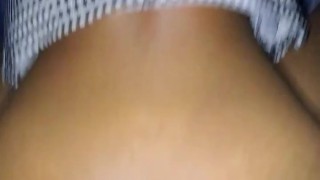 Skinny Ebony College Girl Gets It Hard Fucked From Behind