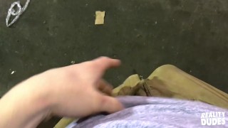 REALITY DUDES - Thyle Knoxx And Alex Fortin Get Down To Sucking And Fucking In A Garage