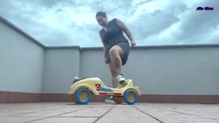 KICKS FOR A TOY VINTAGE CAR