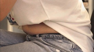 Como en los vaqueros holgados