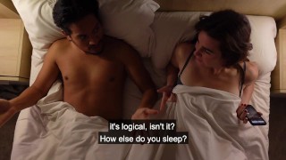 The Step-niece was surprised to see Uncle Carlos walking naked through the house.