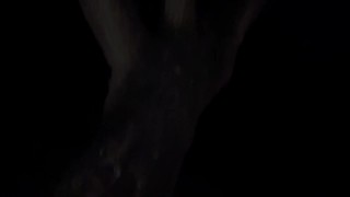 Desperate morning pee I had to find a tree to pee on