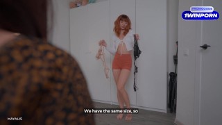 FFM Threesome I Fuck My Wife and Her Best Friend and Cum in Pussy.