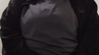 Horny at work had to touch my pussy