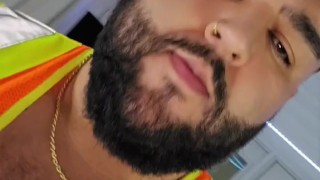 Construction worker fucks his sex doll POV