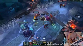 Playing Lucian with my Lovense Inside Me - League of Legends FULL GAME