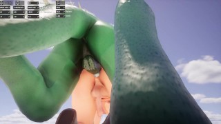 Lizard Kerpali dicks down elf (Corbac POV + xrays)