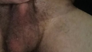 twink jerks off and cums on himself