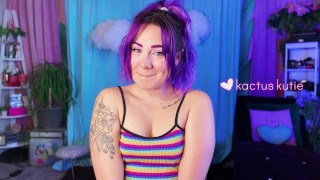 pee countdown + cleavage tease (teaser)