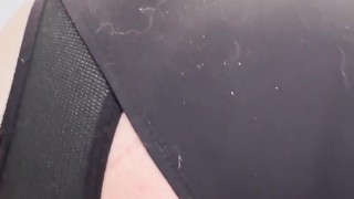 My wife feminizes me by dressing me in her clothes, licking my boypussy and fingering my femboy ass.