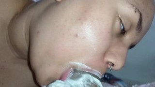 suck roll it from back to front the creampie hit the palate of my throat how delicious🫦🥛🍆😋🤤🥛🥛