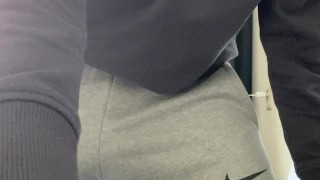 Whipping out my big white cock