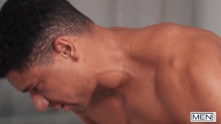 MEN - Sam Ledger Is Surprised At How Big Andre Stone's Dick Is And Offers To Suck Him Off